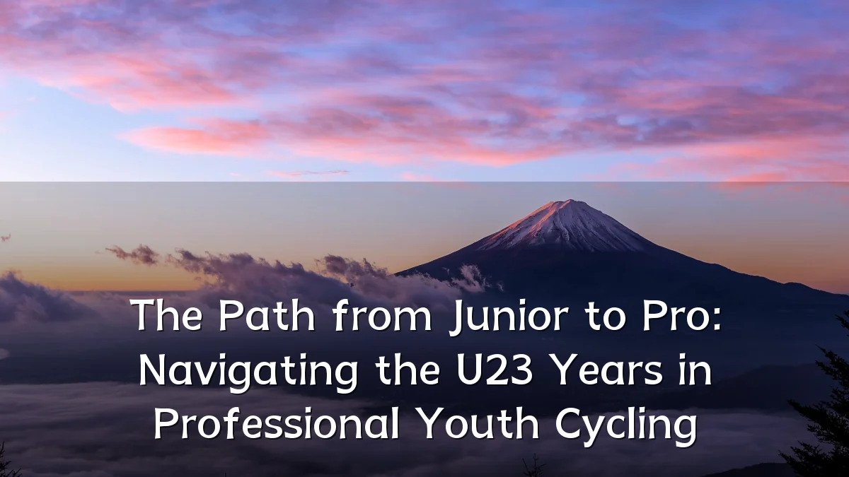 The Path from Junior to Pro: Navigating the U23 Years in Professional Youth Cycling