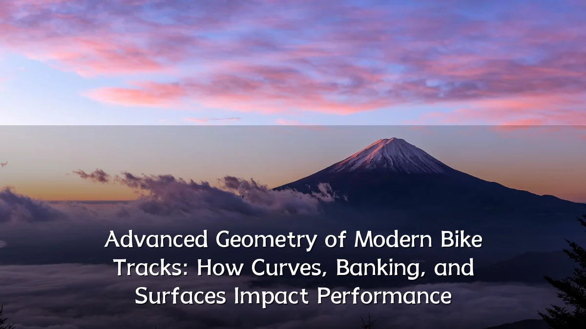 Advanced Geometry of Modern Bike Tracks: How Curves, Banking, and Surfaces Impact Performance