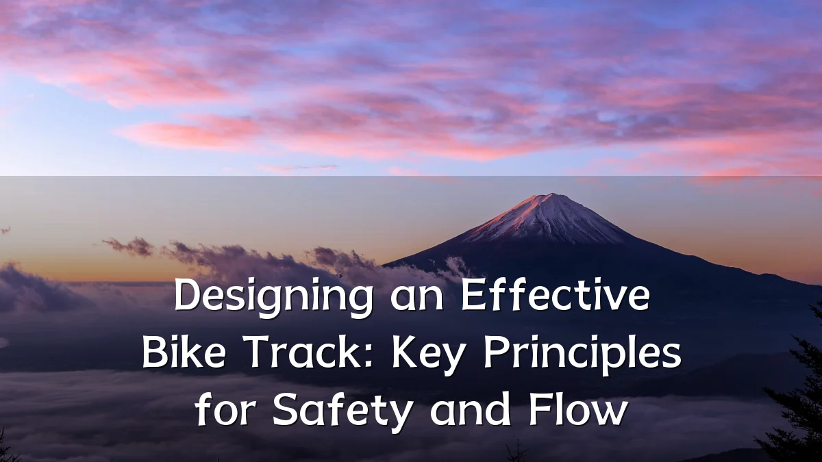 Designing an Effective Bike Track: Key Principles for Safety and Flow
